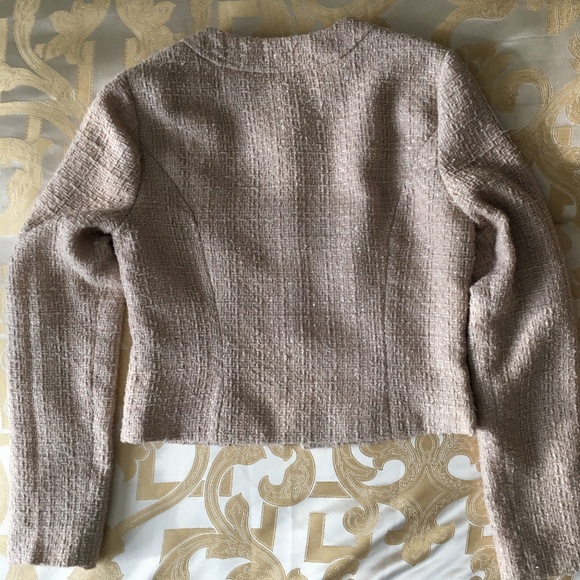 Forever 21 Dusty Rose Jacket with Silver Threads - Picture 2 of 7